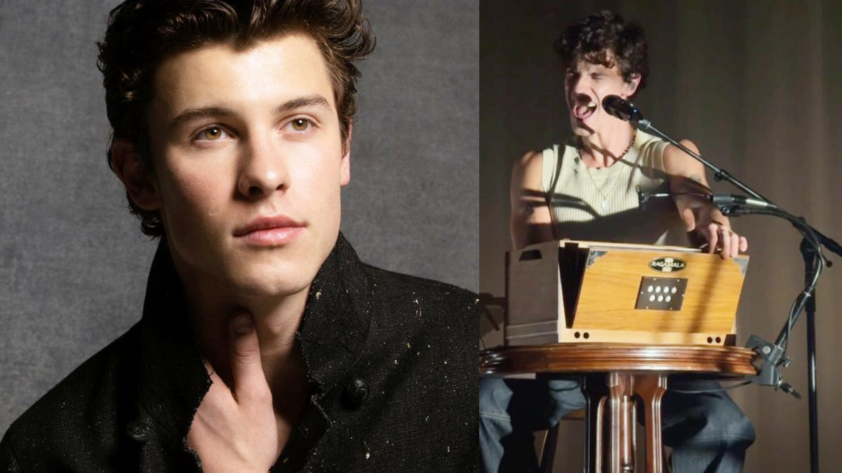 Shawn Mendes plays harmonium