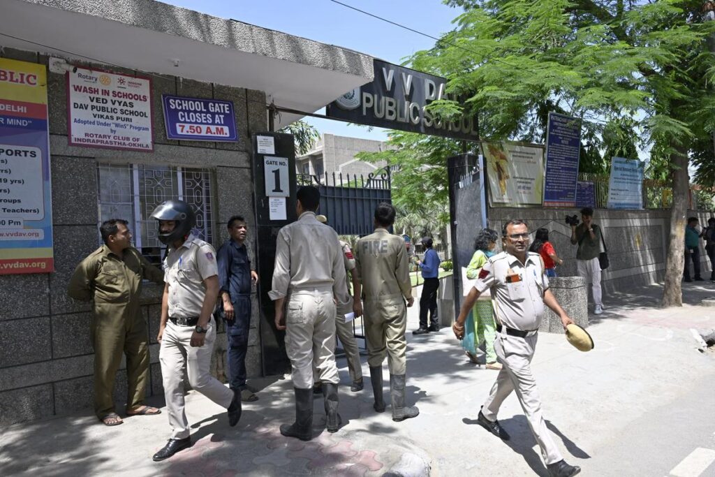 Delhi school bomb threats