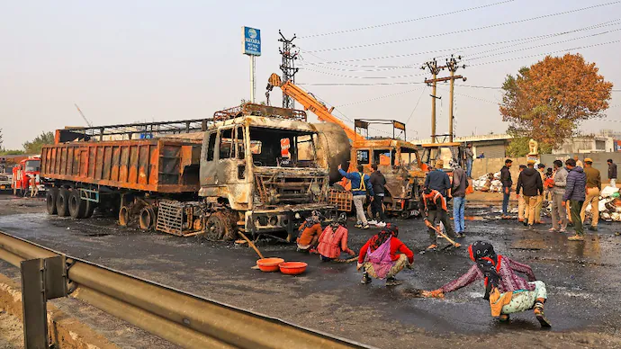 Jaipur LPG tanker explosion